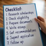 How to apply for international scholarship for undergraduate