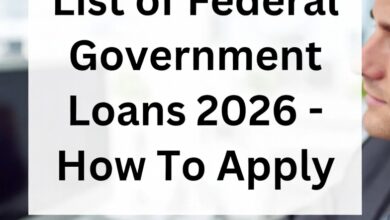 List of Federal Government Loans 2023 – How To Apply