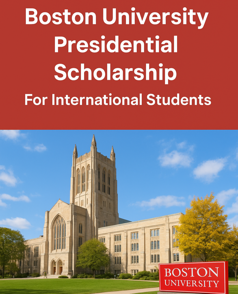 Boston University Presidential Scholarship For International Students