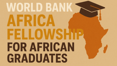 World Bank Africa Fellowship For African Graduates