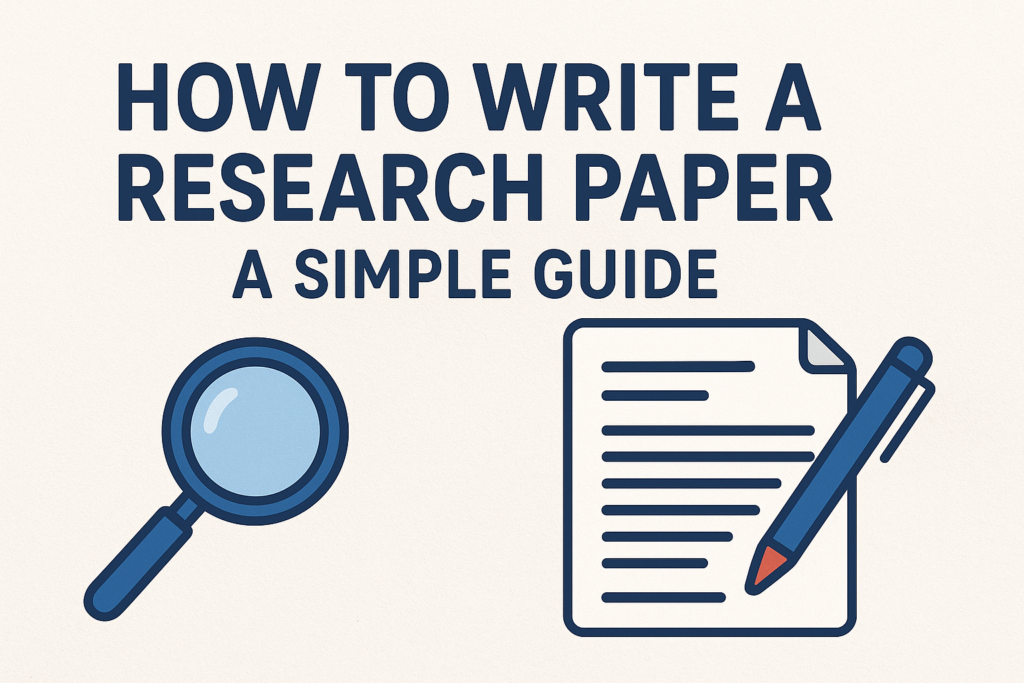 How To Write A Research Paper A Simple Guide