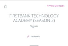 How to Apply for FirstBank Technology Academy Program
