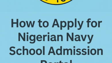 How to Apply for Nigerian Navy School Admission Portal