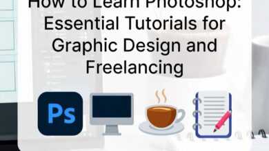 How to Learn Photoshop: Essential Tutorials for Graphic Design and Freelancing