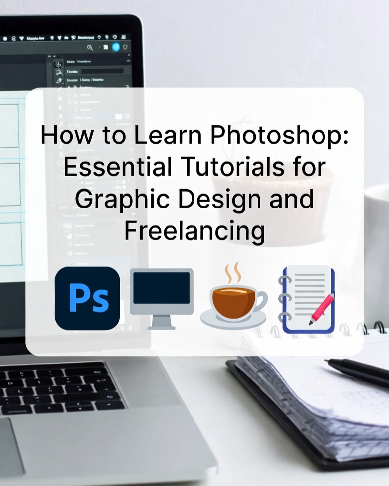 How to Learn Photoshop: Essential Tutorials for Graphic Design and Freelancing