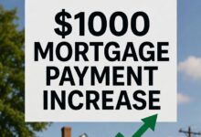 $1000 mortgage payment increase