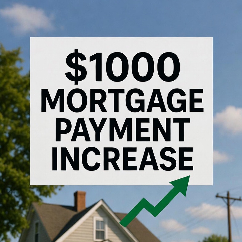 $1000 mortgage payment increase