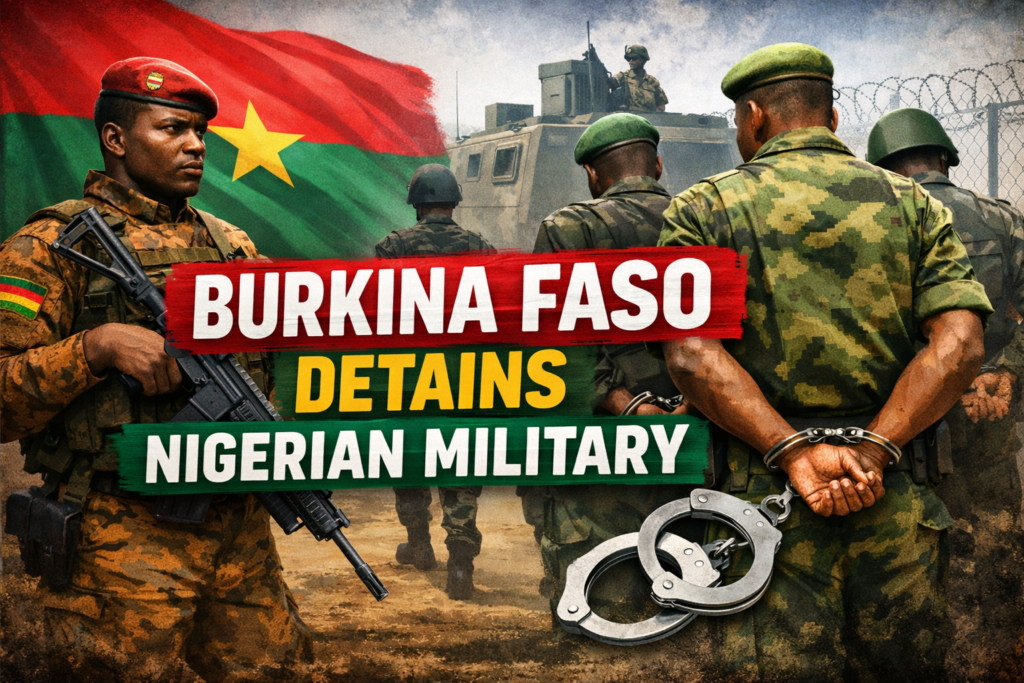 burkina faso detains nigerian military