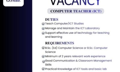 Opportunity Alert: Join Prime Academy Gombe as an ICT Educator