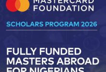 Mastercard Foundation Scholars Program 2026: Fully Funded Masters Abroad for Nigerians 