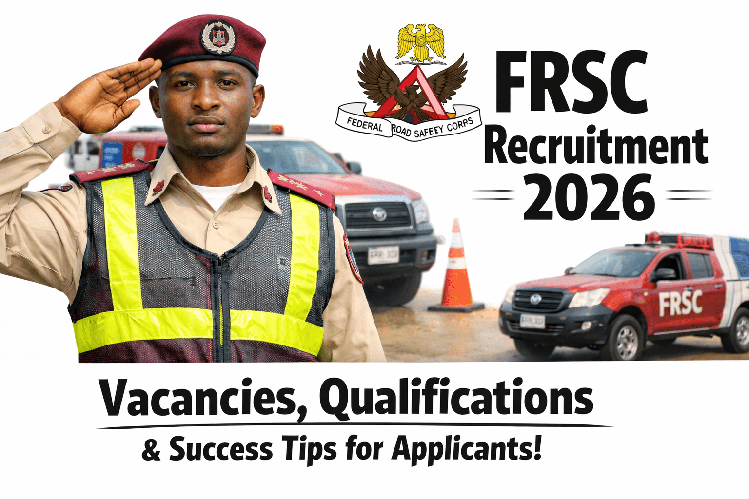 Federal Road Safety Corps FRSC Recruitment 2026: Vacancies, Qualifications & Success Tips for Applicants