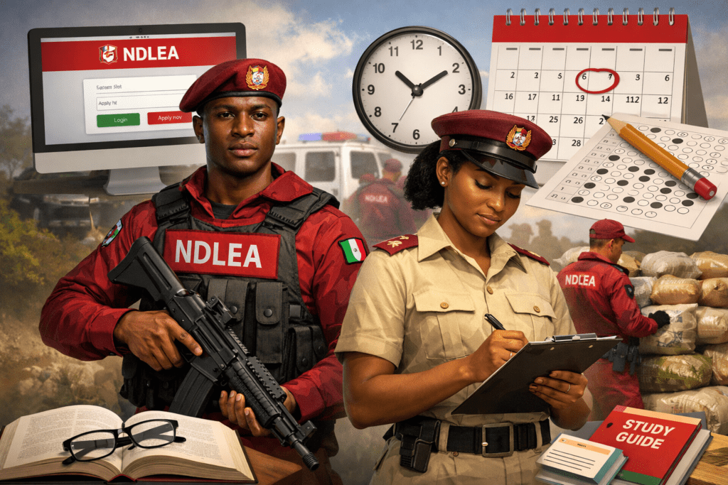 NDLEA Recruitment 2026: Superintendent & Narcotics Assistant Cadres – Portal, Exam Dates & Prep Guide