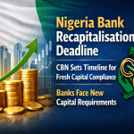 Nigeria Bank Recapitalisation Deadline: CBN Sets Timeline for Fresh Capital Compliance