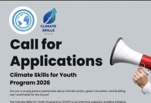 Call for Applications Climate Skills for Youth Programme 2026 CSYP