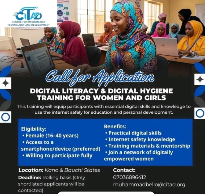 Centre for Information Technology and Development Digital training
