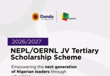 NEPL/OERNL JV Tertiary Scholarship Scheme (2026/2027)