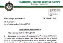 NYSC Reopens Registration Portal for 48 Hours – Important Update for Prospective Corps Members (PCMs) NYSC Reopens Registration Portal for 48 Hours – Important Update for Prospective Corps Members (PCMs)