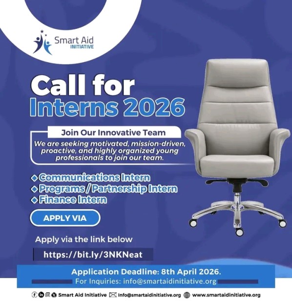 Kaduna Internship Opportunity 2026: Smart Aid Initiative Opens Applications