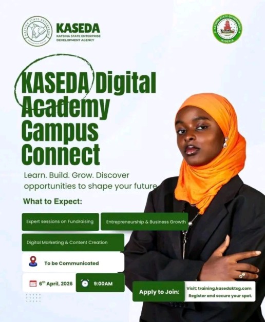 KASEDA Digital Skills Training 2026: How to Apply for Campus Tour in Katsina
