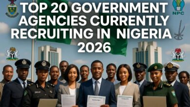 Top 20 Government Agencies Currently Recruiting in Nigeria 2026