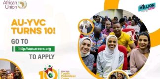 African Union Youth Volunteer Corps 2026/2027: Application Now Open for Young Africans