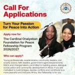 COFP Opens Applications for 2026/2027 Peacebuilding Fellowship for African Leaders