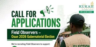TKC Hiring Election Field Observers in Osun State