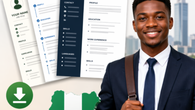 Best CV Formats for Fresh Graduates in Nigeria (Downloadable)