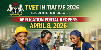 TVET Initiative 2026: Federal Ministry of Education Explains Why Some Applicants Were Not Matched, Reopens Portal April 8