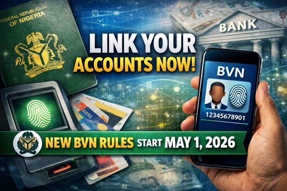 Link Your Bank Accounts Now: CBN Announces New BVN Rules Starting May 1, 2026