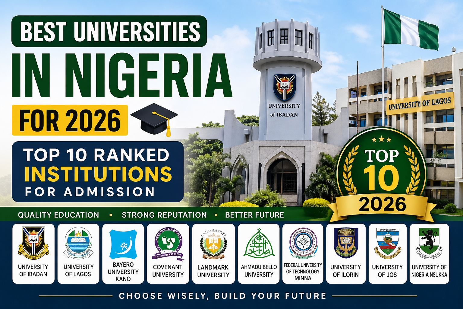 Top 10 Best Universities in Nigeria for 2026