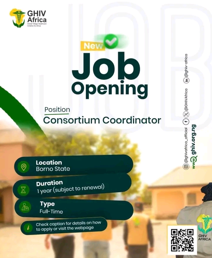 Consortium Coordinator at Global Village Healthcare Initiative for Africa (GHIV Africa)