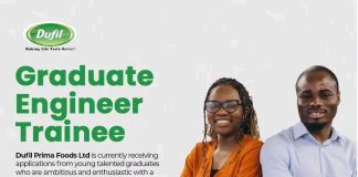 Dufil Prima Foods Limited Opens 2026 Graduate Engineer Trainee Recruitment for Young Nigerian Engineers
