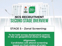 Nigeria Customs Screening 2026: Announces Screening Across Six Geo-Political Zones