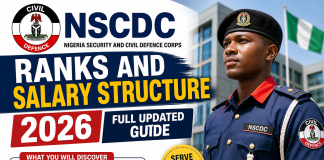 Nigeria Security and Civil Defence Corps (NSCDC) Ranks and Salary Structure 2026: Full Updated Guide