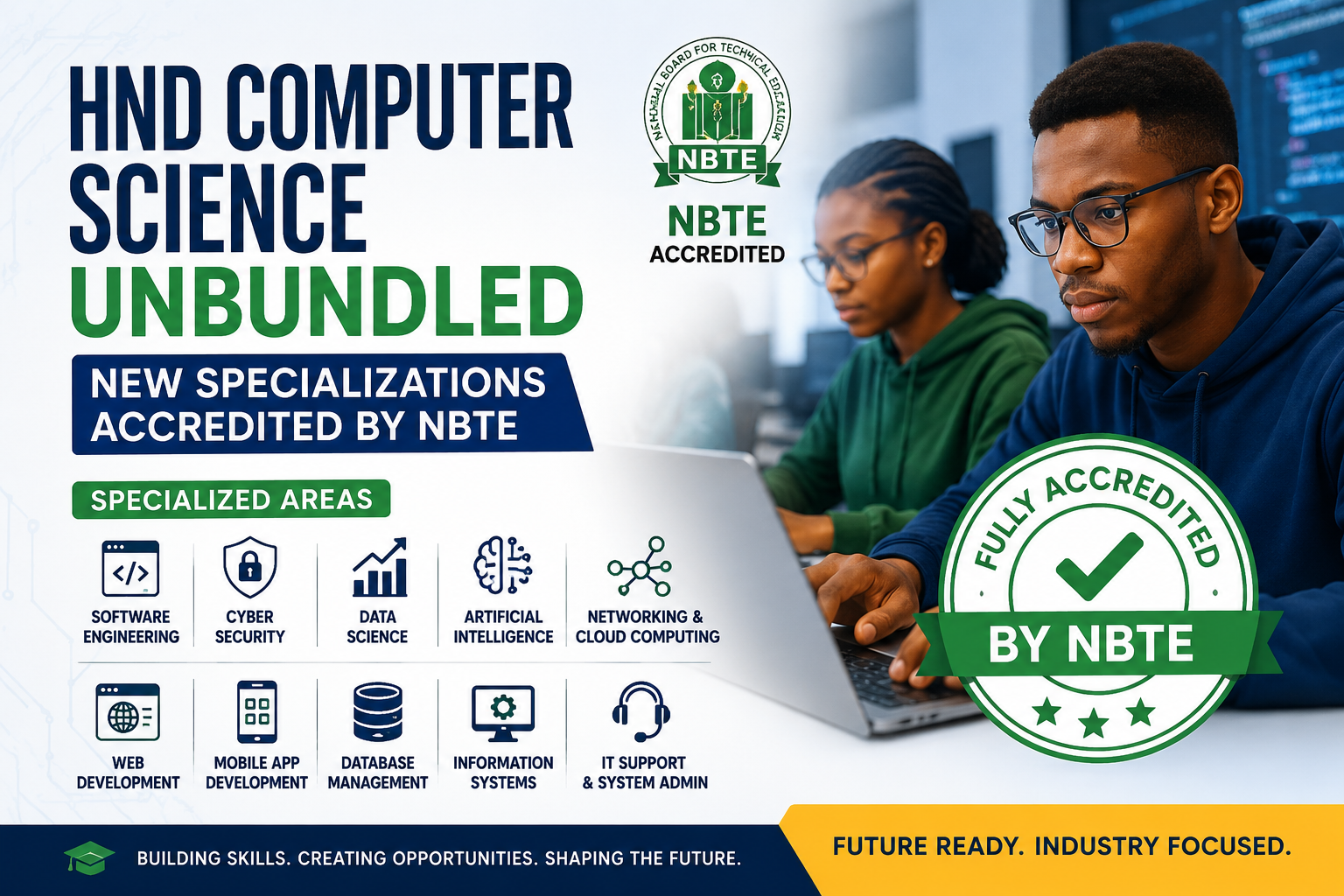 HND Computer Science Unbundling Fully Accredited by NBTE in Nigeria