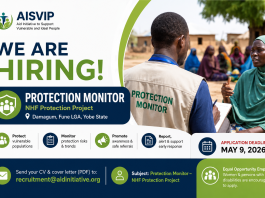 AISVIP Recruitment 2026: Protection Monitor Job Opening in Yobe State