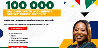NYDA launches 100,000 paid youth service opportunities