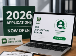 INEC Has Opened Its 2026 Portal for Job Applications