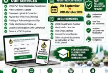 NYSC Part-Time Mobilisation Registration 2026