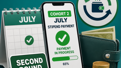 TVET Cohort 2 July Stipend Payment Update