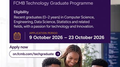FCMB Technology Graduate Programme 2026